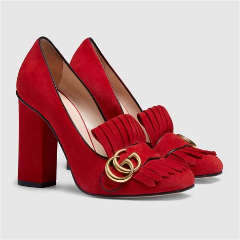 red shoes gucci heels|gucci high heels pumps.